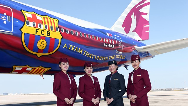 Aviao-Qatar-Barca-