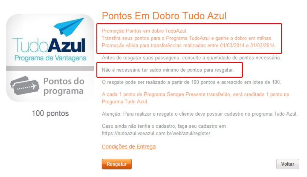 Acabei de acessar o site de resgate do Itaú Sempre Presente e está explicita a promoção até 31/03/2014. 